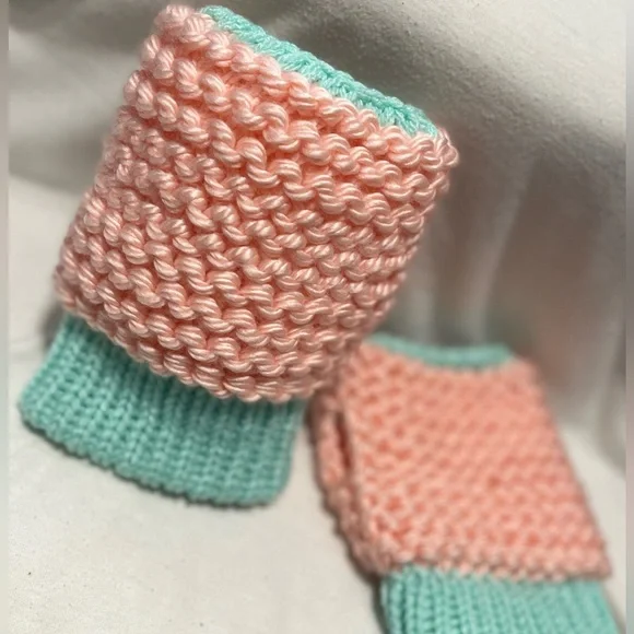 Handmade Hand Crafted Knit fingerless gloves S-XL hands Typing Gloves - Picture 3 of 5